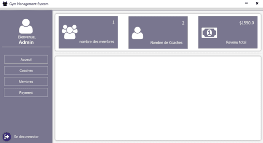 Gym Management Application